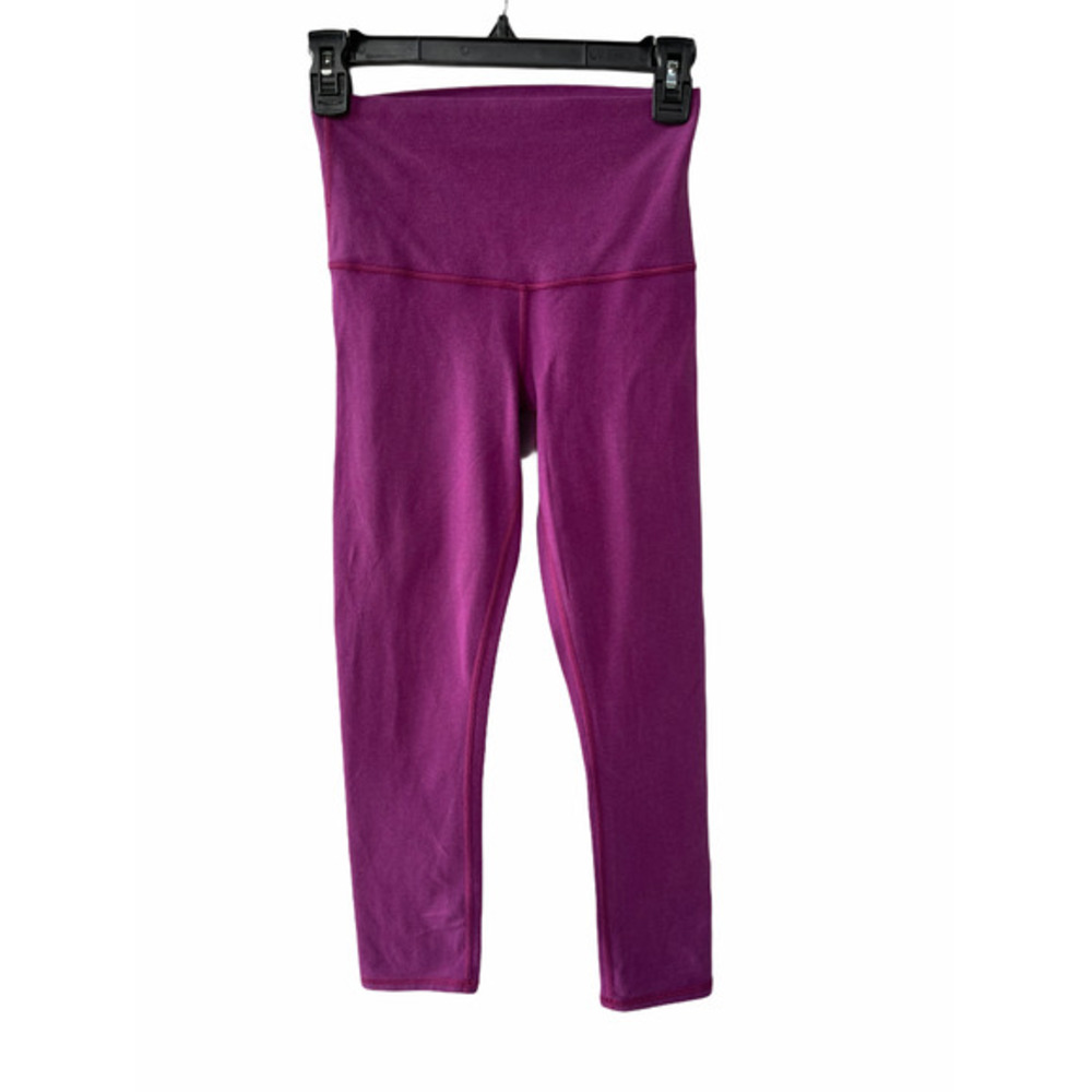 Lululemon Fuscia Basic Crop Leggings - image 1